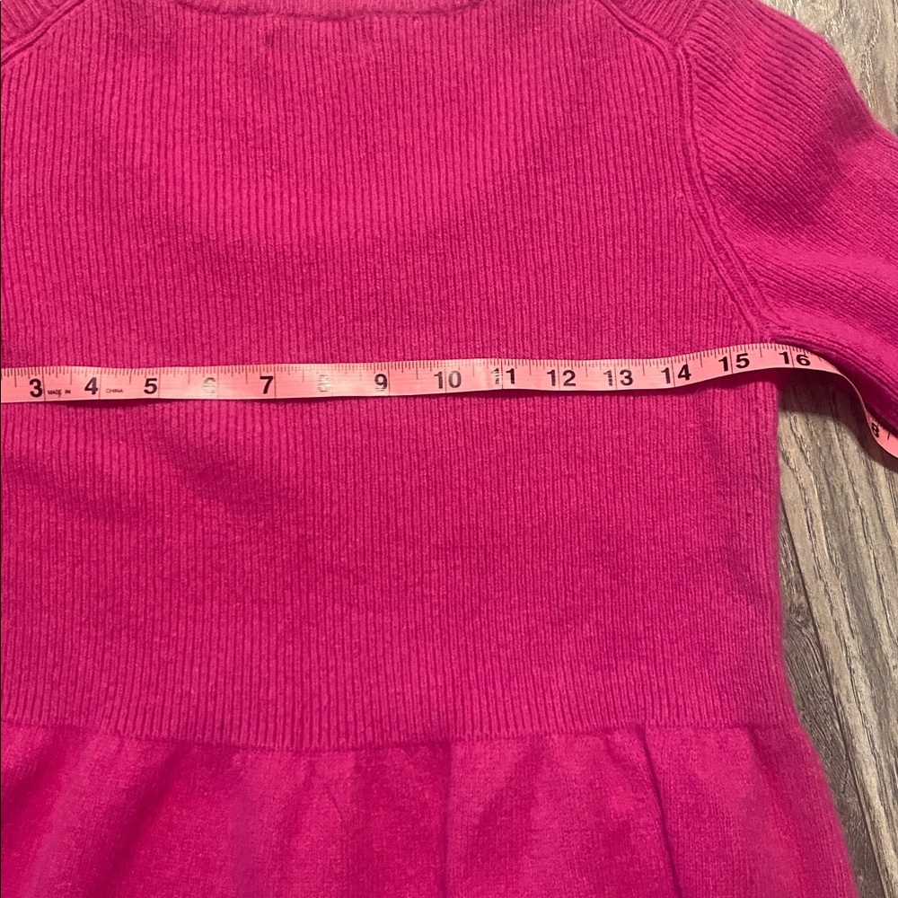 Express Vibrant Pink Knit Sweater - Picture 5 of 6